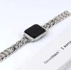 44mm シンプル アップルウォッチ　ベルト チェーンベルト