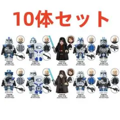 ★新作★【レゴ互換】ミニフィグ★スターウォーズシリーズ★人形フィギュア 10体