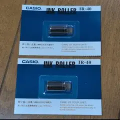 【未使用】カシオ インクローラー IR-40 黒 CASIO 2個のサムネイル