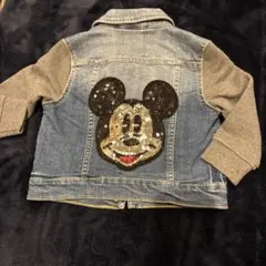 H&M 92cm Disney &DENIM ミッキーマウスデニムジャケット