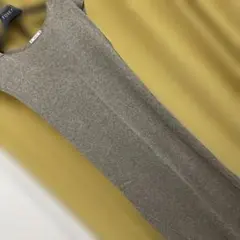 ザラニット　ブラウン系　ニット ノースリーブ　ロングワンピース S 美品　マキシ