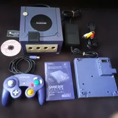 ゲームキューブ本体 バイオレット ゲームボーイプレーヤー スタートアップディスク