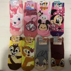 バラ売り❌⭐️ディズニーキャラクターソックス8足セット①