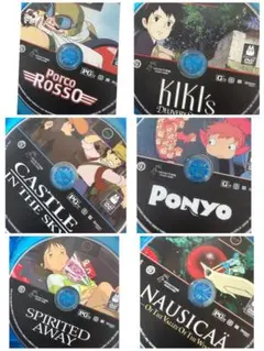 スタジオジブリ アニメDVD英語 リージョンデッキでのみ再生可能です。のサムネイル