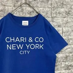 CHARI & CO NEW YORK CITY 半袖 ブルー Tシャツ 古着のサムネイル