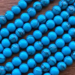 １２月の誕生石！ハウライトターコイズ 連売り １連1000円 ！期間限定出品！