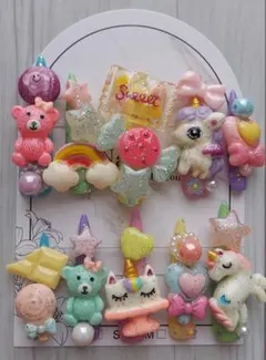 ネイルチップ　ゆめかわ　パステル