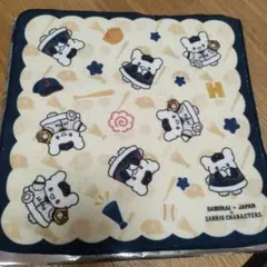 タイトーくじ　侍ジャパン　サンリオ　E賞　ハンドタオル　はなまるおばけ
