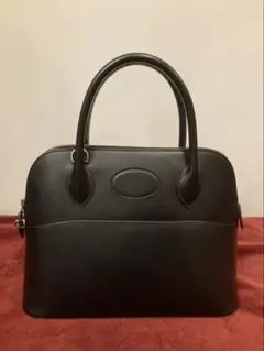 HERMES ボリード35 クシュベル ダークネイビー系 ○Y刻印 ハンドバッグ 