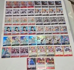 本格構築！ 赤黒コビーデッキ ワンピースカード - メルカリ