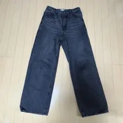 AZUL by moussy ハイウエストワイドデニム