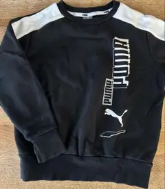 PUMA キッズ ジュニア トレナー スエット 裏起毛 長袖 プーマ スウェット