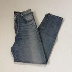 【MOUSSY】ストレートデニムパンツ ブルー24インチのサムネイル