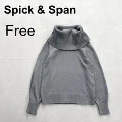 23AW Spick＆Span オフショルダー タートル ニットプルオーバー
