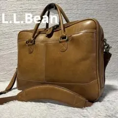 エルエルビーン　レザー　バック　ボストン　ブリーフケース　90s エルエルビーン レザー バック ボストン ブリーフケース 90s