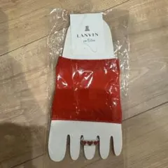 LANVIN en Bleu ソックス レッド ラメ ハート柄のサムネイル