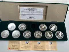 激レア】カルガリー冬季五輪 20ドル銀貨 10枚セット 証書・大型ケース