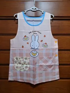新品★ミッフィー エプロン ピンクM-L