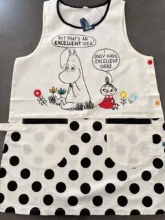 新品　ムーミン　保育士エプロン