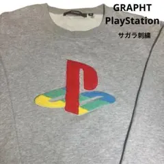 PlayStation™ Heritage サガラ刺繍スウェット グレー M