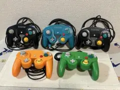 【スマブラ】ゲームキューブ コントローラー 5個セット（純正3個・互換2個）
