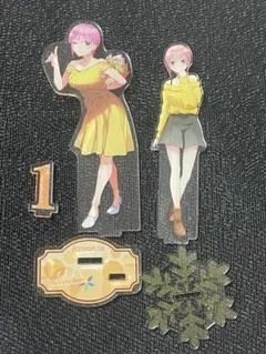五等分の花嫁 中野一花 アクリルスタンド セットTSUTAYA 五等分の花嫁展