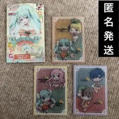 初音ミク　くじ　クリアカード　３枚セット　KAITO MEIKO 巡音ルカ