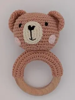 クマさんデザインのラトル（がらがら）・新品・未開封