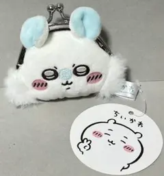 ちいかわ　ミニがま口ポーチ　ちいかわ 小銭入れ お財布 ぬいぐるみ モモンガ