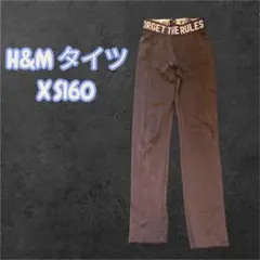 H&M タイツ XS 160cm ブラックのサムネイル