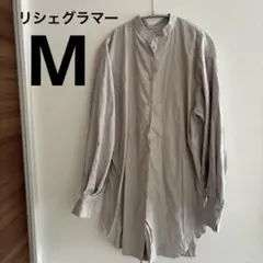 リシェグラマー　ベージュシャツ　シャツ　ナチュラル　オフィスにものサムネイル