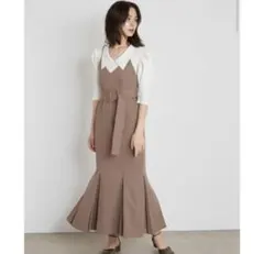 正規品　snidel ウエストベルトマーメイドワンピース