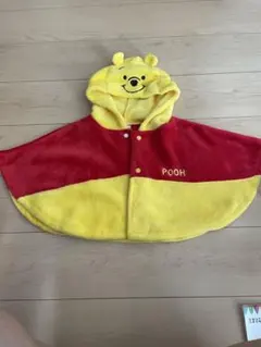 プーさん フリースポンチョ 90cm