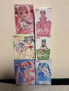 初音ミク 桜ミク　フィギュア 6種セット