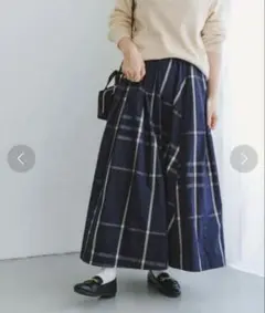 ITEMS URBANRESEARCH フレアスカート　チェック柄のサムネイル