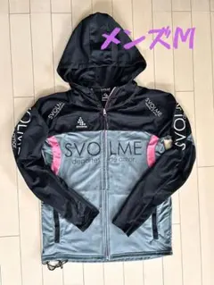 SVOLME フード付きジャケット メンズM グレー/ブラック/ピンク