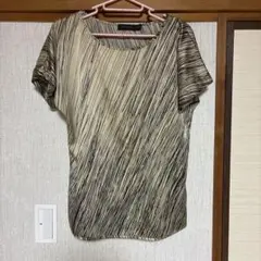 THE LIMITED ストライプ柄 半袖シャツ XS