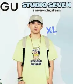 新品 GU STUDIO SEVEN キャラクターTシャツ XL