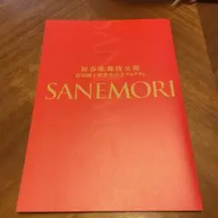 初春歌舞伎公演 SANEMORI パンフレット