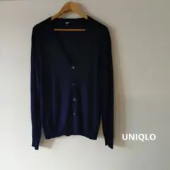 UNIQLO ユニクロ Vネック ニット セーター モスグリーン XL