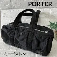 PORTER 吉田カバン タンカー ミニボストンバッグ 肩がけ ナイロン 黒