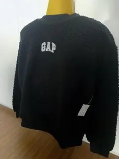 値下げしました！新品タグ付き・GAP ボアトレーナー 黒