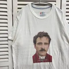 ムービー Tシャツ 古着 白 her 世界でひとつの彼女 海外 映画 洋画