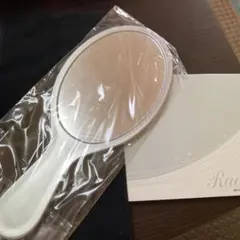 【未使用】鏡 ハンドミラー（カバー付き）