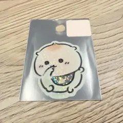 ちいかわBaby スマホに貼れるサイズのプチステッカー（くりまんじゅう）