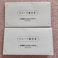 阪急阪神ホールディングス グループ優待券 　2冊 2025.11.30まで有効