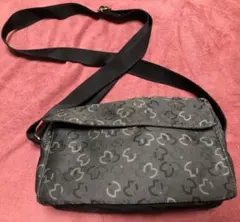 ミラショーンのロゴ入り ジャガードのショルダーバッグ