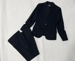 美品　23区　COLOMBO ストライプ　セットアップスーツ　ブラック　ウール