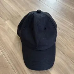 無地 キャップ ブラック