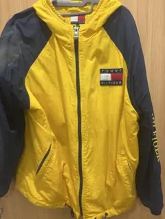 TOMMY HILFIGER ナイロンジャケット イエロー ネイビー Mのサムネイル